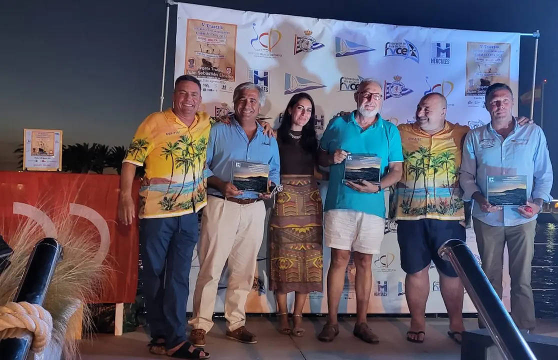 Organizadores Travesia, Alberto Medel, Francisco Sena y Joao Besa