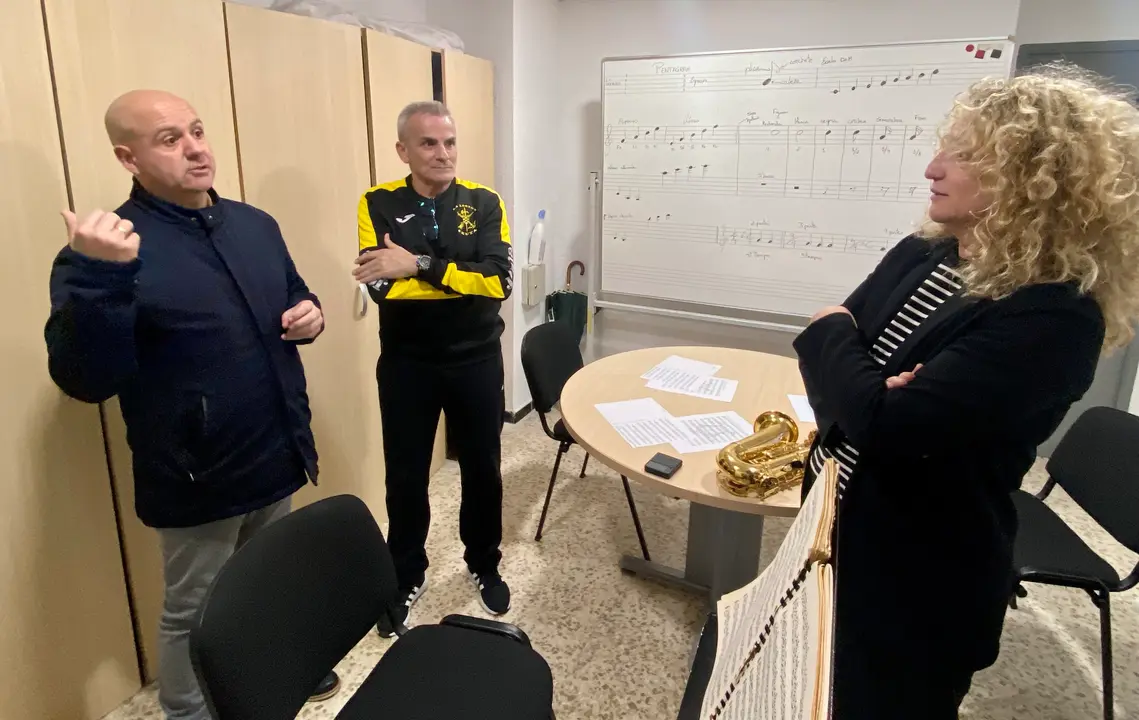 Visita PSOE banda musica1