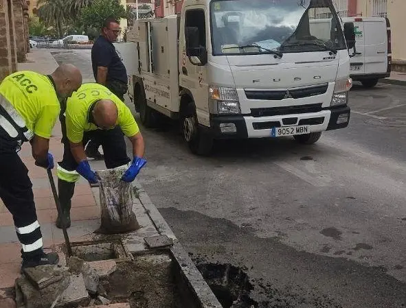 vertido agua potable