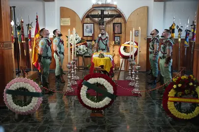 capilla ardiente capit&aacute;n legionario