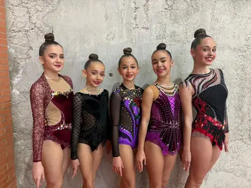 Las cinco gimnastas ceut&iacute;es consiguieron medalla en Trebujena
