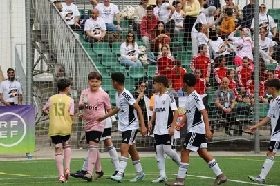 Jugadores del combinado de Ceuta, durante uno de sus partidos