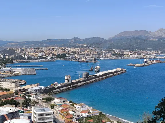 vista ceuta puerto