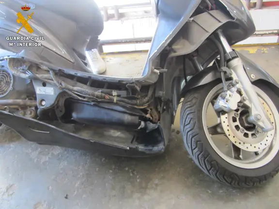 hachís moto guardia civil