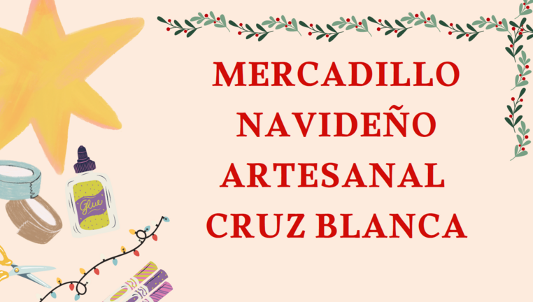 mercadillo navide&ntilde;o cruz blanca
