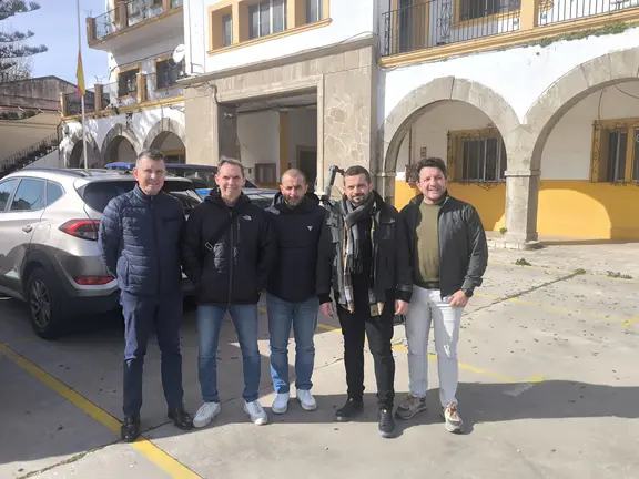 Foto FSC-CCOO visita trabajadores Defensa