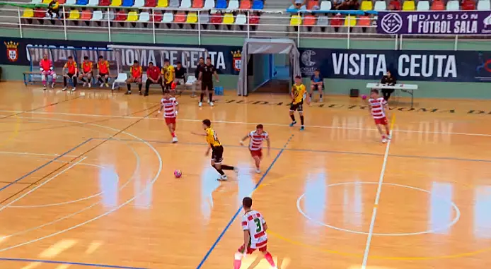 Un momento del partido disputado por el Imperio ante el SIMA Granada en el 'Molina'