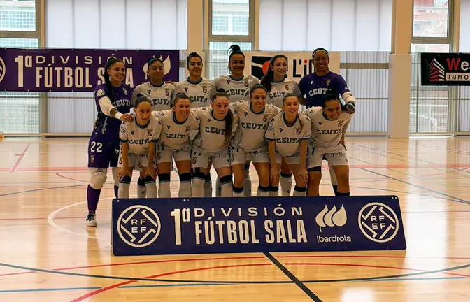 Formaci&oacute;n del Ceuta Femenino, este s&aacute;bado en la pista del Les Corts