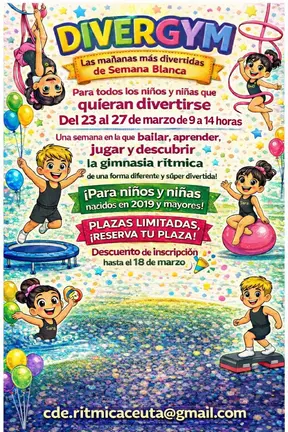 Cartel anunciador del Campus DiverGym