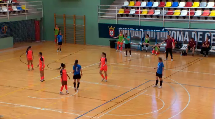 Un momento del partido disputado este s&aacute;bado en el 'Guillermo Molina'