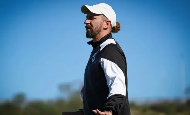 David 'Polaco', entrenador de la AD Ceuta FC 'B'