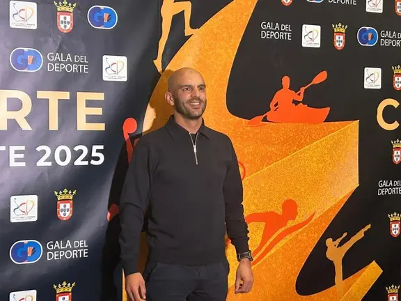 Vilal Ahmed, en una imagen de la Gala del Deporte de Ceuta