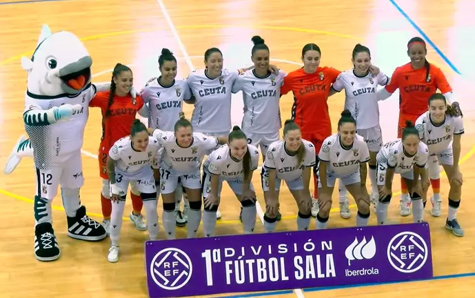 &Uacute;ltima formaci&oacute;n de la temporada del Ceuta Femenino