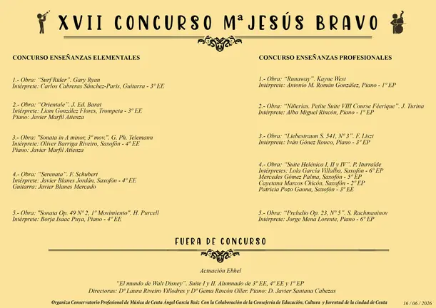 PROGRAMA XVII CONCURSO 2026