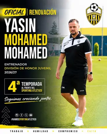 As&iacute; ha confirmado el Sporting la continuidad de Yasin Mohamed
