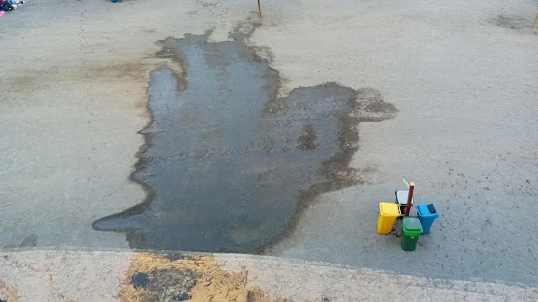 vertido agua potable