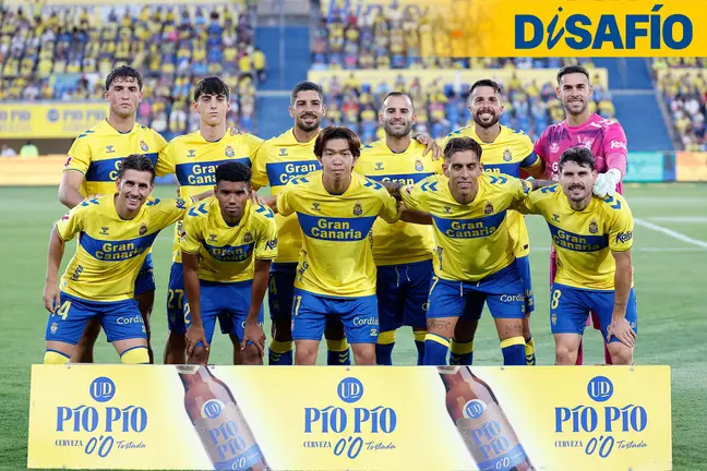 Once inicial de la UD Las Palmas, el pasado domingo contra el Albacete