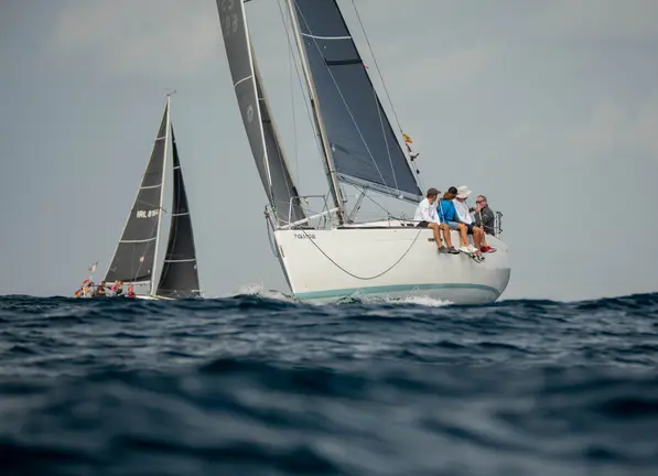 Una imagen de la regata celebrada este s&aacute;bado en aguas de Ceuta