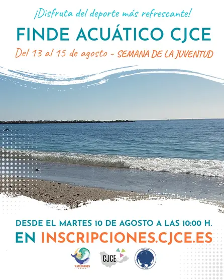 Cartel Finde Acuático CJCE