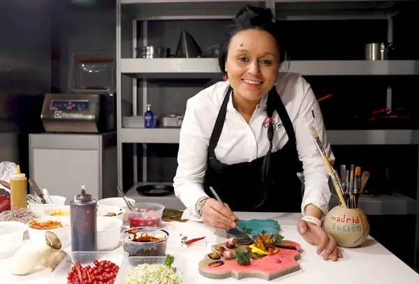 2019-01-29, Madril. Najar Kaanache, euskal-marrokiar sukaldaria
28-01-2019, Madrid. Najar Kaanache, cocinera vasco-marroquí.