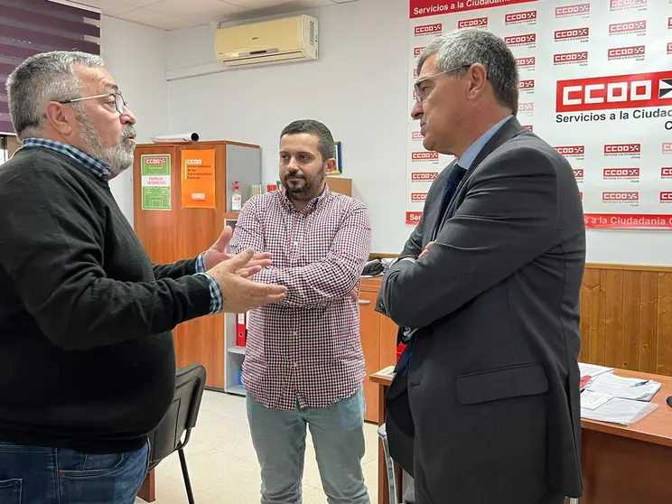 Reunión Delegado del Gobierno con CCOO