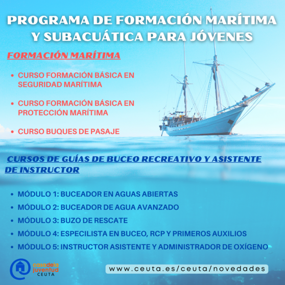 Cartel Formación marítima.