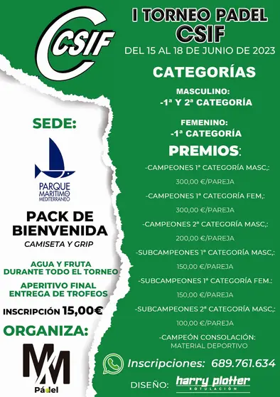 Torneo de Pádel  CSIF