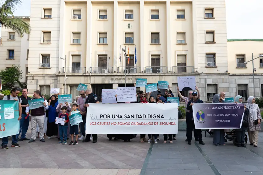 Concentración por una sanidad digna