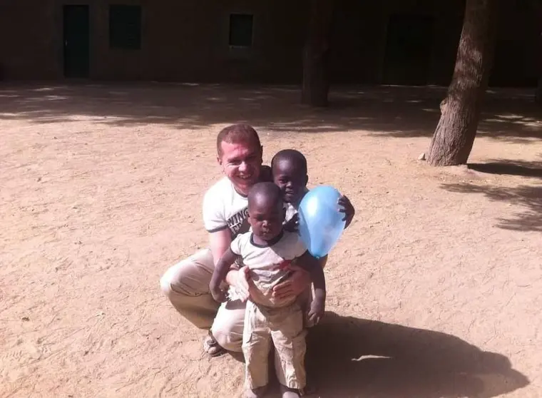 Yassin durante su estancia en el Chad