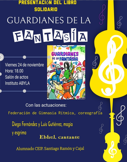 cartel presentacion Guardianes de la Fantasía