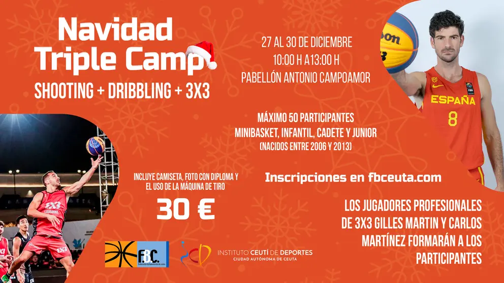 Cartel Navidad Triple Camp