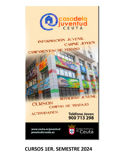 CARTEL CURSOS 1ER. SEMESTRE 2024