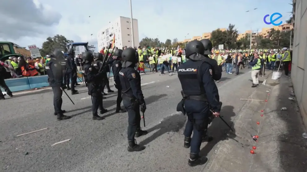 MANIFESTACIONES AGRICULTORES PUERTO ALGECIRAS