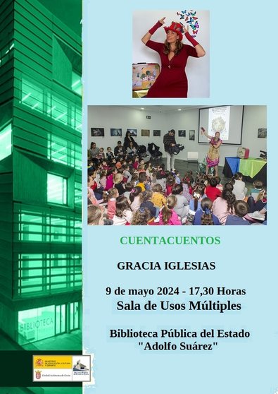 Gracia Iglesias escritora cuentacuentos biblioteca