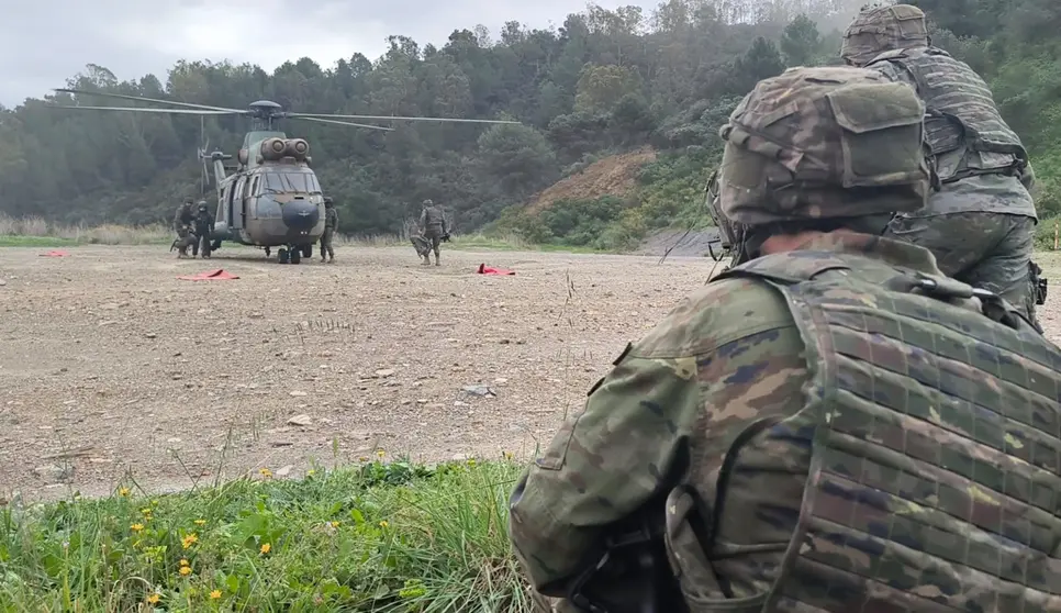 helicóptero militares ceuta