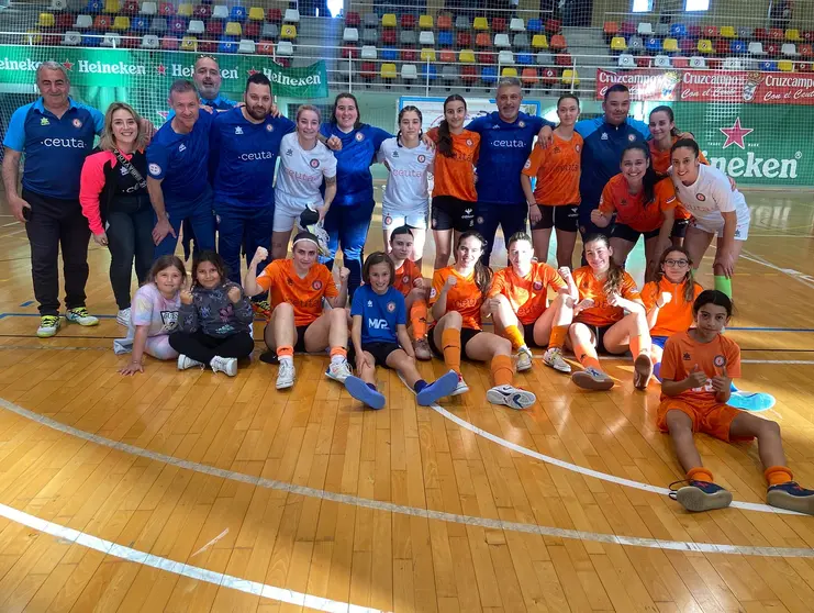 Los integrantes del Camoens han dado por bueno el empate ante el Torreblanca melillense
