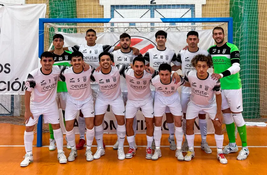 Formación de la UA Ceutí, este domingo en Zaragoza