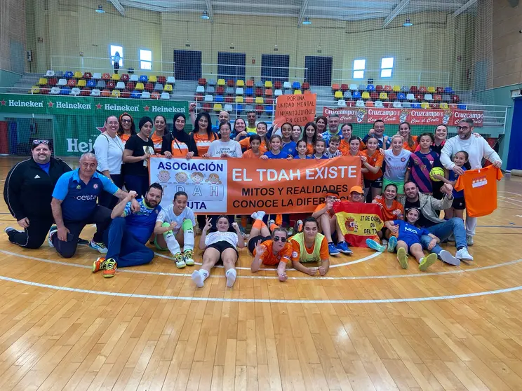 El Camoens ha colaborado en este partido con la asociación TDAH de Ceuta