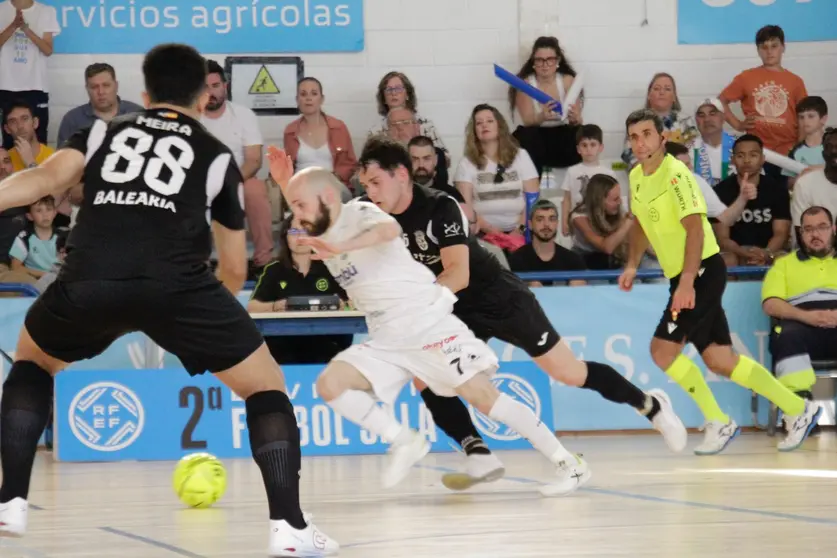 Un lance del partido disputado este sábado por el Ceutí en San Pedro del Pinatar
