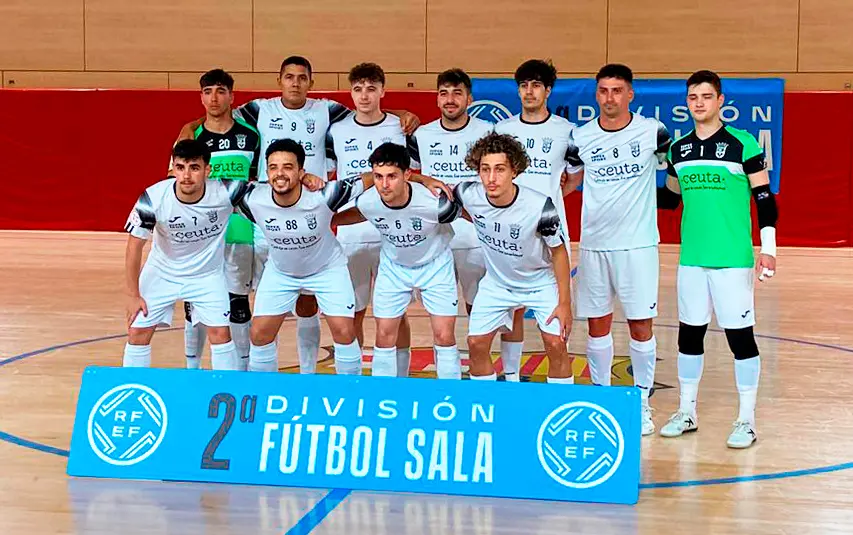 Formación de la UA Ceutí, este sábado en la Ciudad Deportiva Joan Gamper