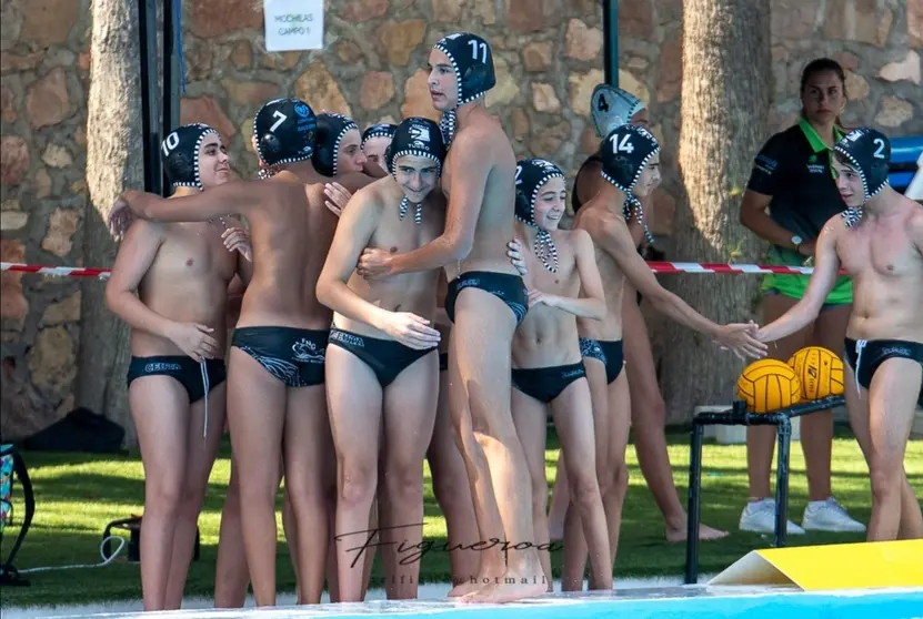 Los componentes del equipo masculino del Caballa, en el último día del Campeonato de España
