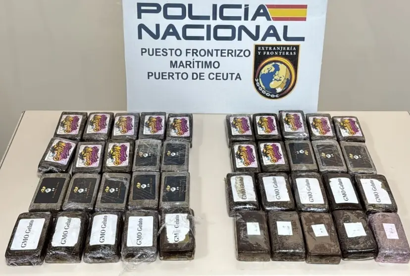 droga puerto policía