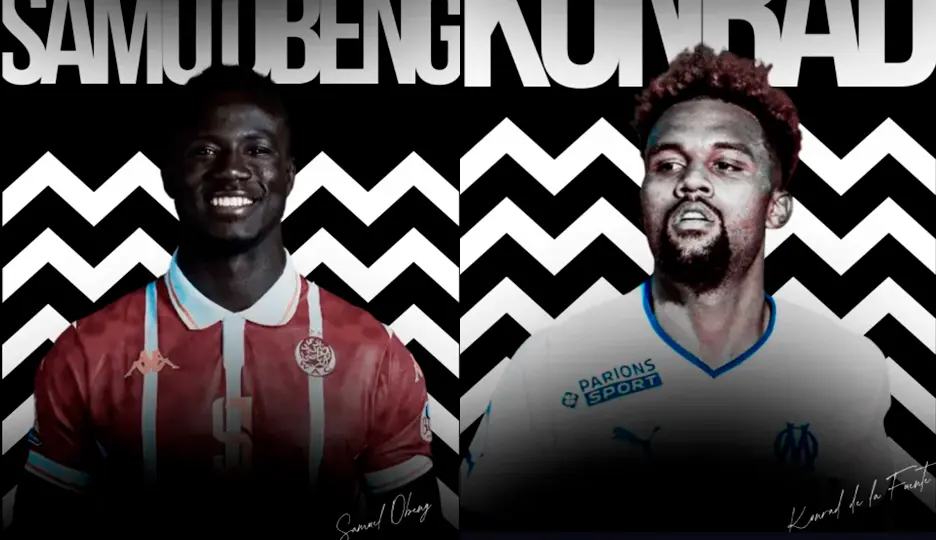 Samuel Obeng y Konrad de la Fuente, nuevos jugadores del Ceuta