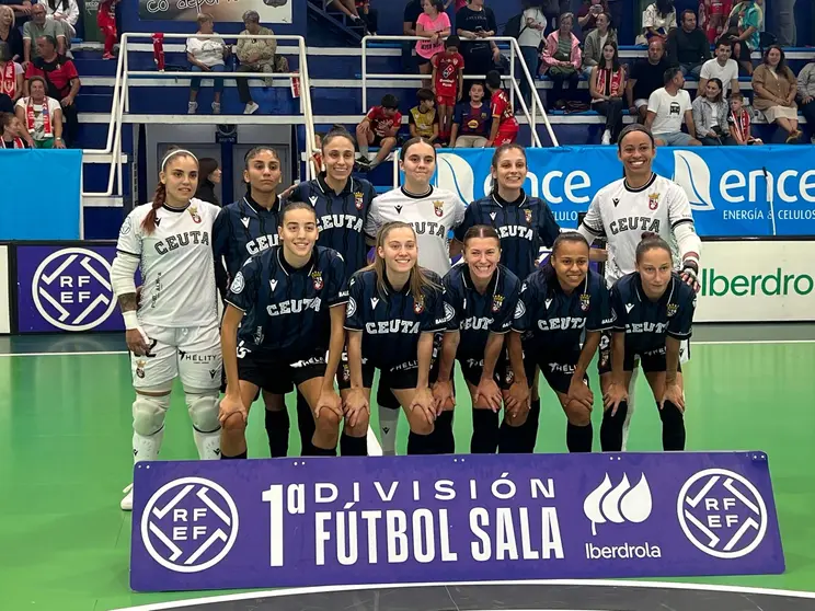 Formación del Ceuta Femenino, este sábado en el pabellón A Seca de Poio