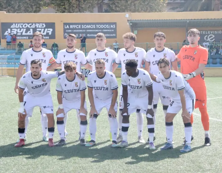 Once inicial del Ceuta B, este sábado en el José Martínez 'Pirri'