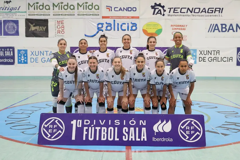 Formación del Ceuta Femenino, este sábado en Castro de Rei