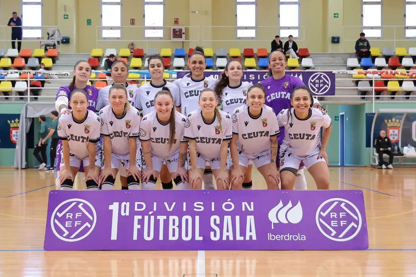 Formaci&oacute;n del Ceuta Femenino, este domingo en el pabell&oacute;n Guillermo Molina