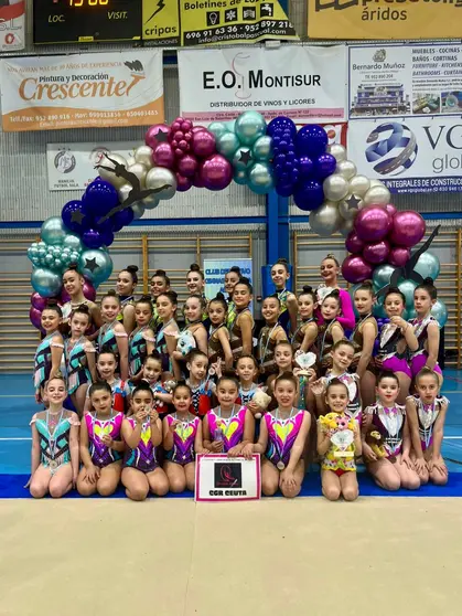 Componentes del equipo ceut&iacute; que han competido en Manilva