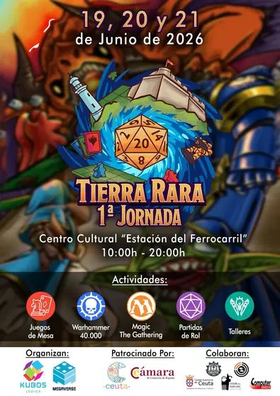 ocio alternativo juegos mesa rol cartel
