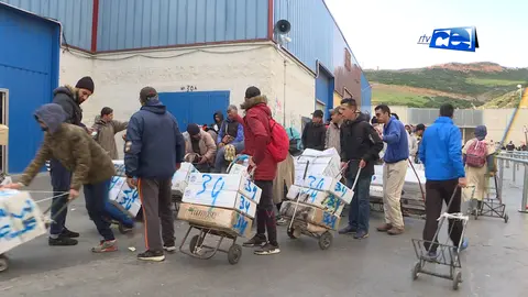 Porteo frontera tarajal